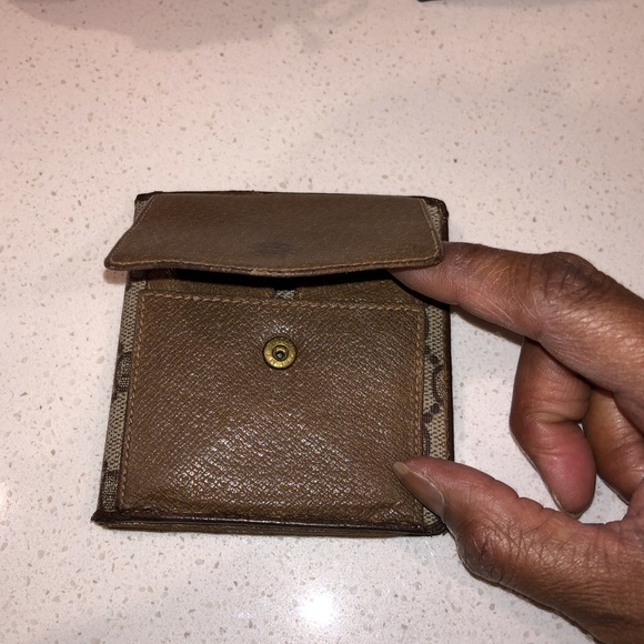 RARE! GUCCI Vintage GG Bifold Wallet PVC Leather Authentic VGUC - Picture 5 of 7